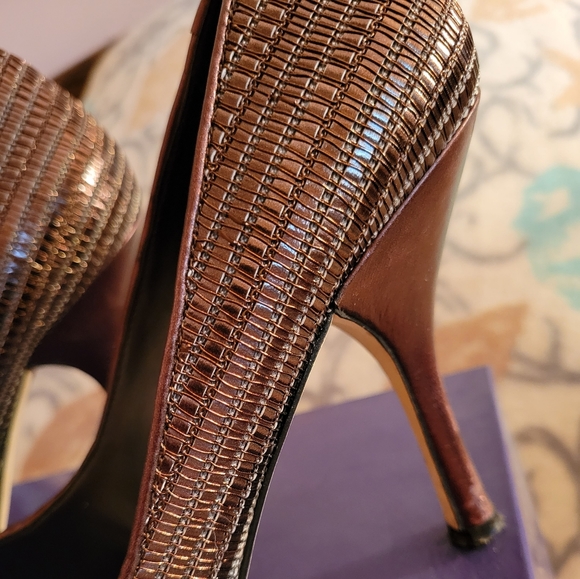 Enzo Angiolini 8.5M Open Toe 4" Heels - Picture 7 of 8